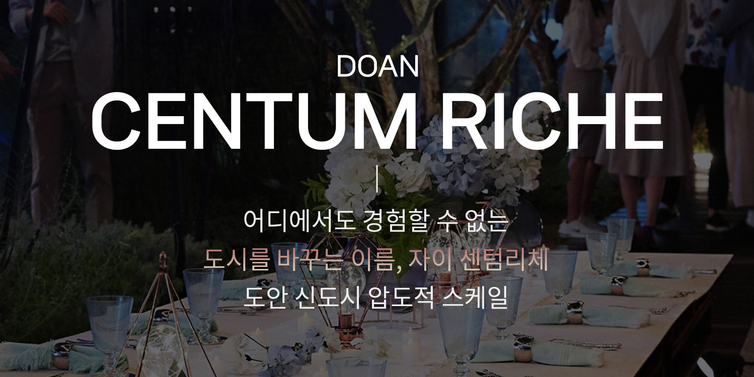 도안 자이 센텀리체 회사보유분